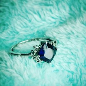 Sapphire Ring in Sterling