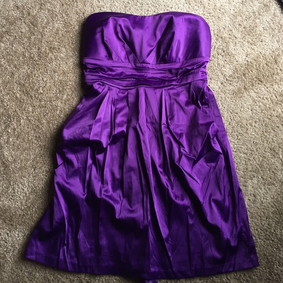 Purple Dress with Pockets