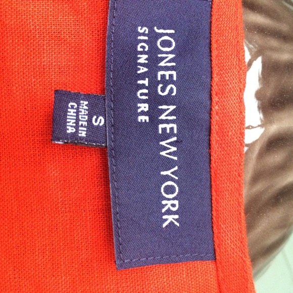 Coral linen top - Picture 5 of 5