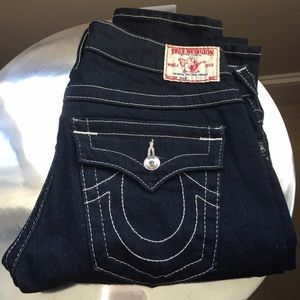 True Religion Julie skinny jeans, size 28,