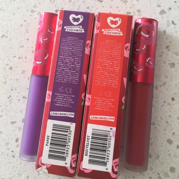 Lime crime lipstick bundle