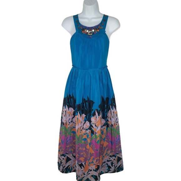 Anthropologie  Island nightfall dress