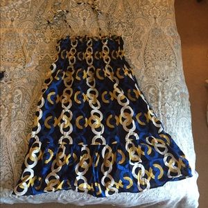 Bright, cotton jcrew dress