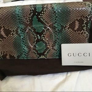🚫sold🚫Gucci Python clutch. New and authentic