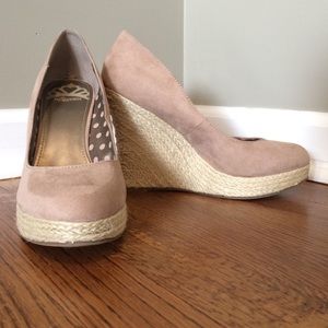 Fergicious Suede Wedges