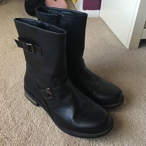 Black boots