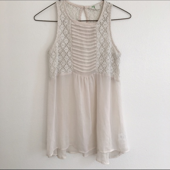 Lace Keyhole Tank ✨