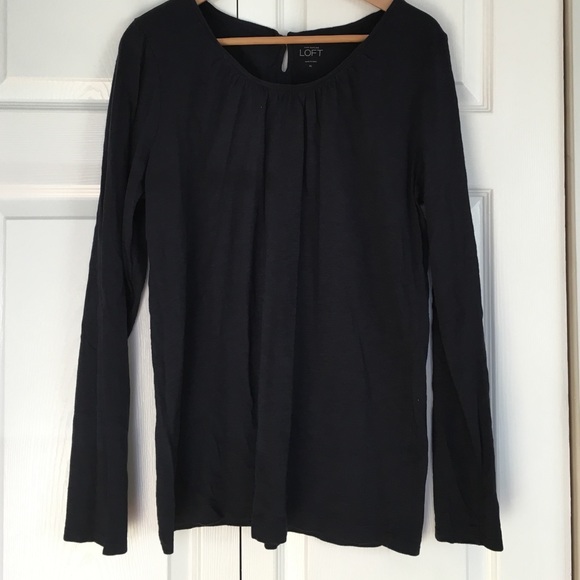 Navy blue long sleeved tee