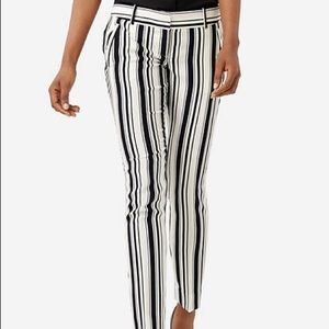 NWT - The Limited Striped Tapered Trouser Pants 4