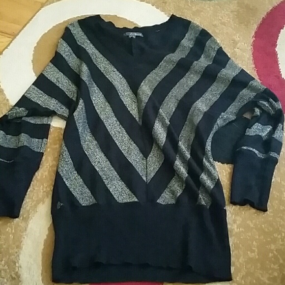Black and gold sweater