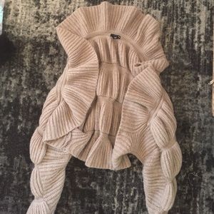 H&M Wool Blend exaggerated arm sweater