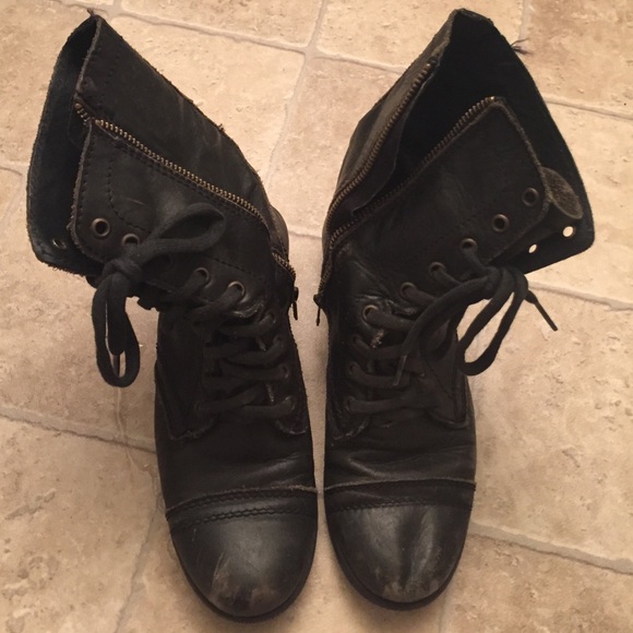 Steve Madden combat boots