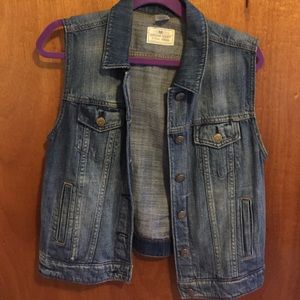 J. Crew denim vest