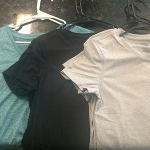 7 Danskin Hi Lo Shirts | 3 Gray | 2 Black | 2 Teal