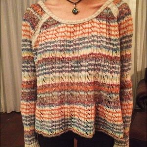 Free People Multi-colored Sweater