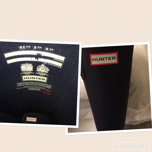 Hunter Boots Turquoise Stripe - Picture 4 of 4