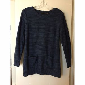 Blue Tunic Sweater