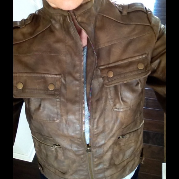Pleather jacket