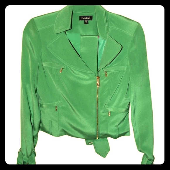 Brand New Bebe Green Blazer