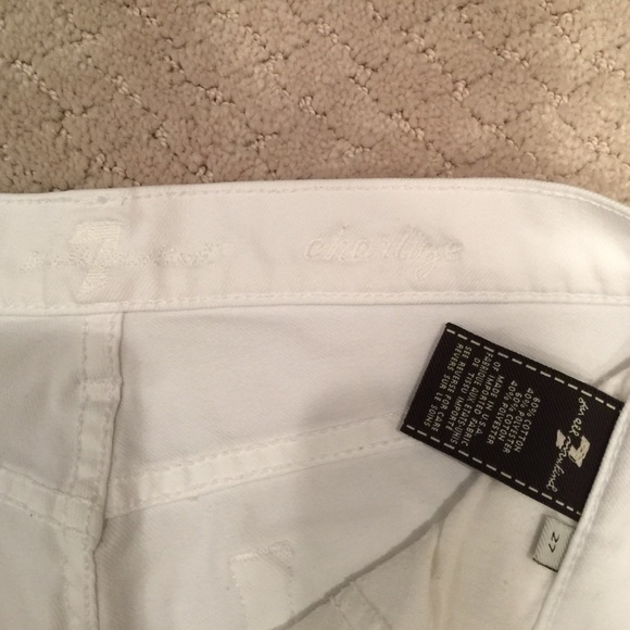 7 for all mankind white jeans - Picture 2 of 3