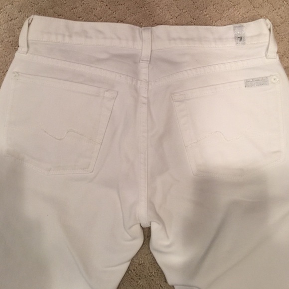 7 for all mankind white jeans - Picture 3 of 3