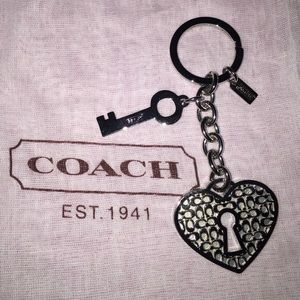 🔴SOLD🔴 Coach Silver Tone Keychain-100% Authentic