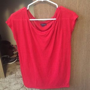 American Eagle red scoop neck