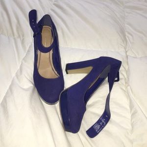 Ankle strap platforms