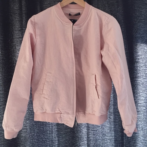 pink canvas jacket