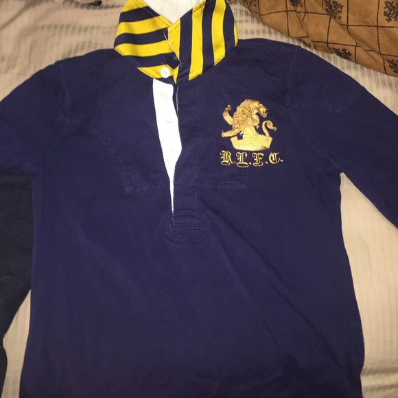 Navy blue long sleeve Rugby Shirt