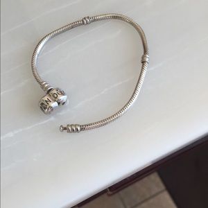 7.5 Authentic Sterling silver Pandora bracelet