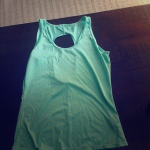 Fabletics medium 8 teal tank