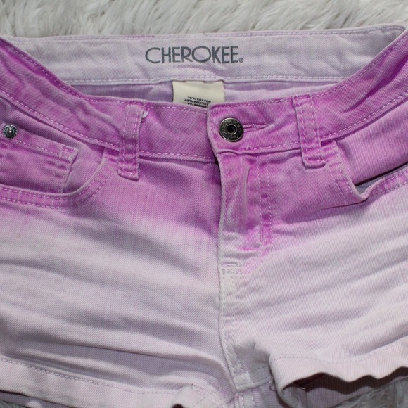 tie dye pink shorts
