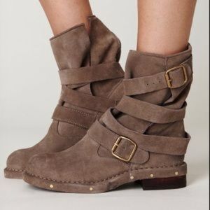 Suede Jeffrey Campbell Wrap Boots