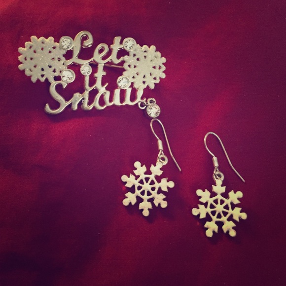 Let it snow jewelry set!