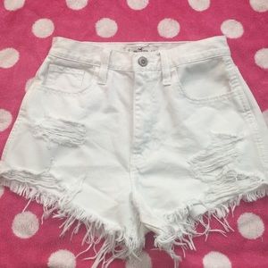 High waisted Hollister shorts