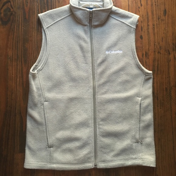 Kaki Columbia Fleece Vest