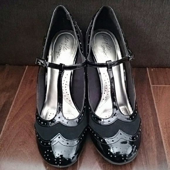Cute T-strap heels
