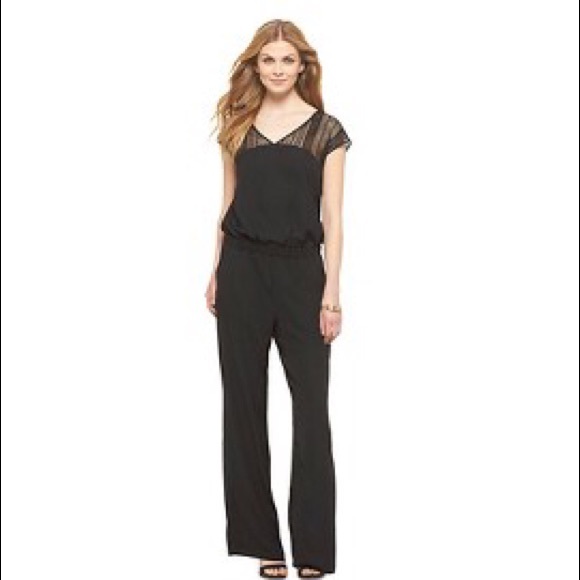 Black short sleeve jumpsuit