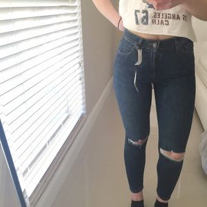 Topshop high waisted jeans