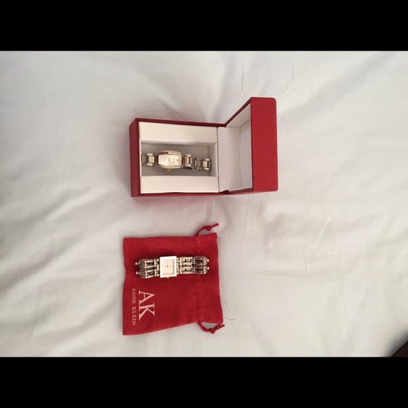 Anne Klein silver watch bundle. Used.