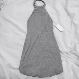 Ribbed Halter Dress