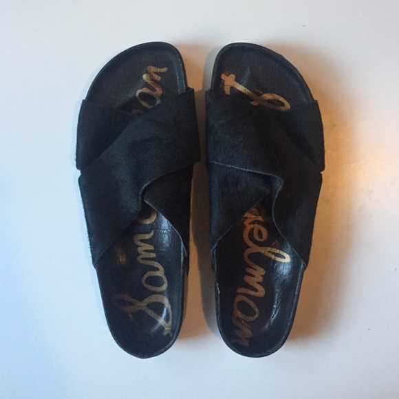 Sam Edelman Slides (hair on hide)