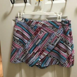 Patterned skort