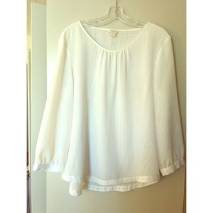 J. Crew White Blouse