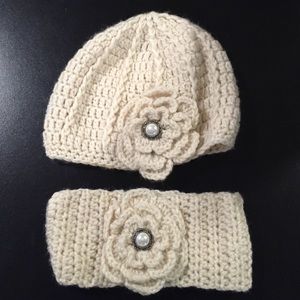 hat and headband combo