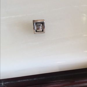 I letter Sterling silver Pandora charm