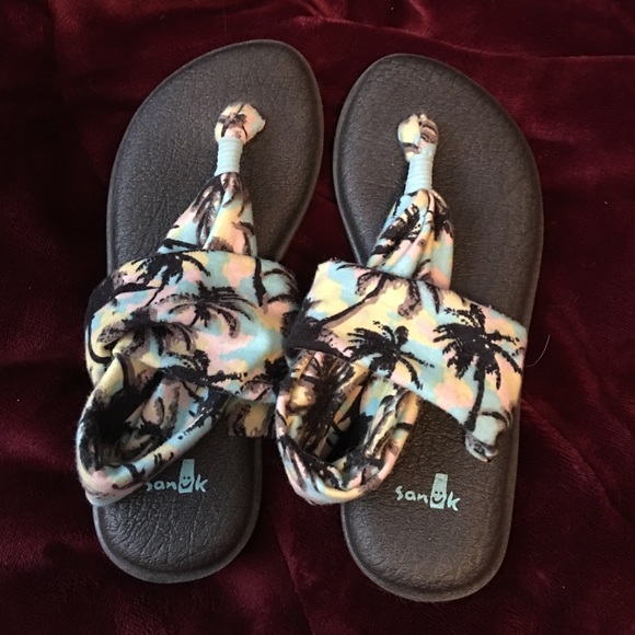 Sanuk yoga-sling flip flops!