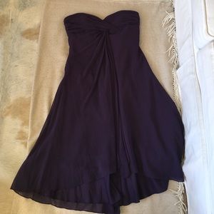 David's bridal purple bridesmaid dress (maternity)