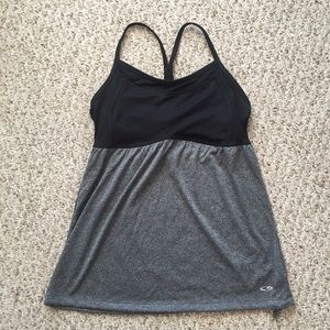 ‼️ black and grey babydoll workout top